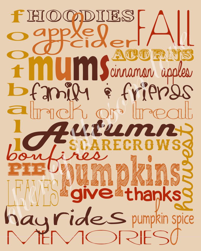 free autumn fonts